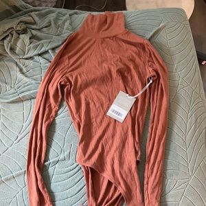 Everlane soft turtle neck bodysuit